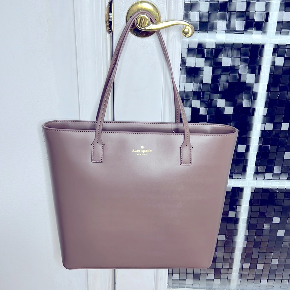 ♠️ Kate spade NWT $598 grecia Kearny street duskcity leather large tote ♠️